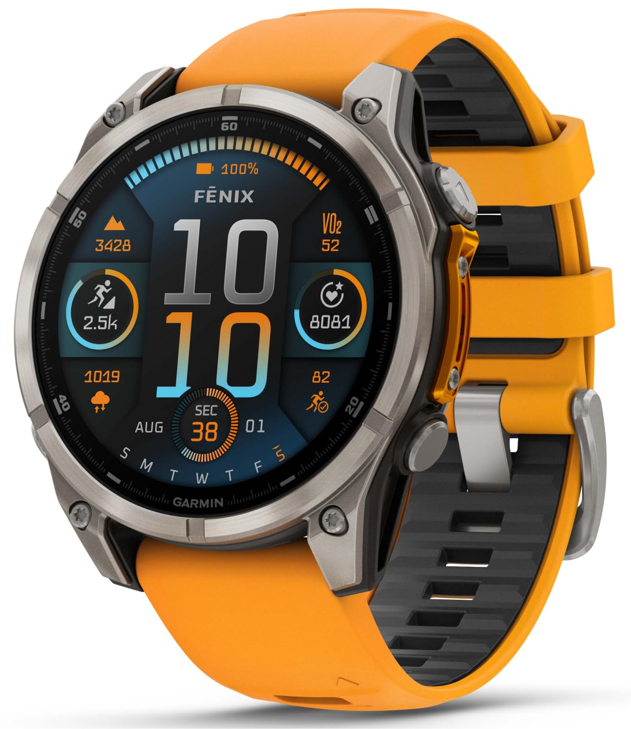 Amazon.com: Wearable4U Garmin Fenix 8 – 47 mm, AMOLED Sapphire